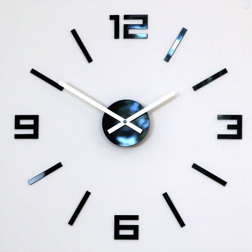 Wall Clock Gift Large Wall Clock Numero V2 Wall Decoration Etsy