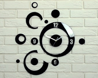 Wall Planet Reloj moderno reloj de pared grande decoración de la pared de regalo de pared única relojes de pared calcomanía