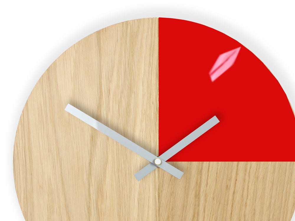 Wall Clock Wood Clock Large Wall Clock Gift Wall Decor Unique Etsy