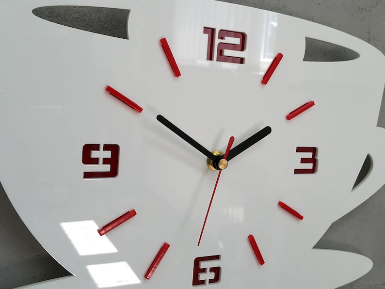 Horloge à la cuisine horloge de cuisine horloge de mur - Etsy France