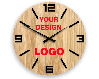 Custom Wall Clock, Personalized Clock, Wall Clock withPhoto , Home Decoration Clock, Picture Clock, Logo Wall Clock, Custom Text Clock, Gift