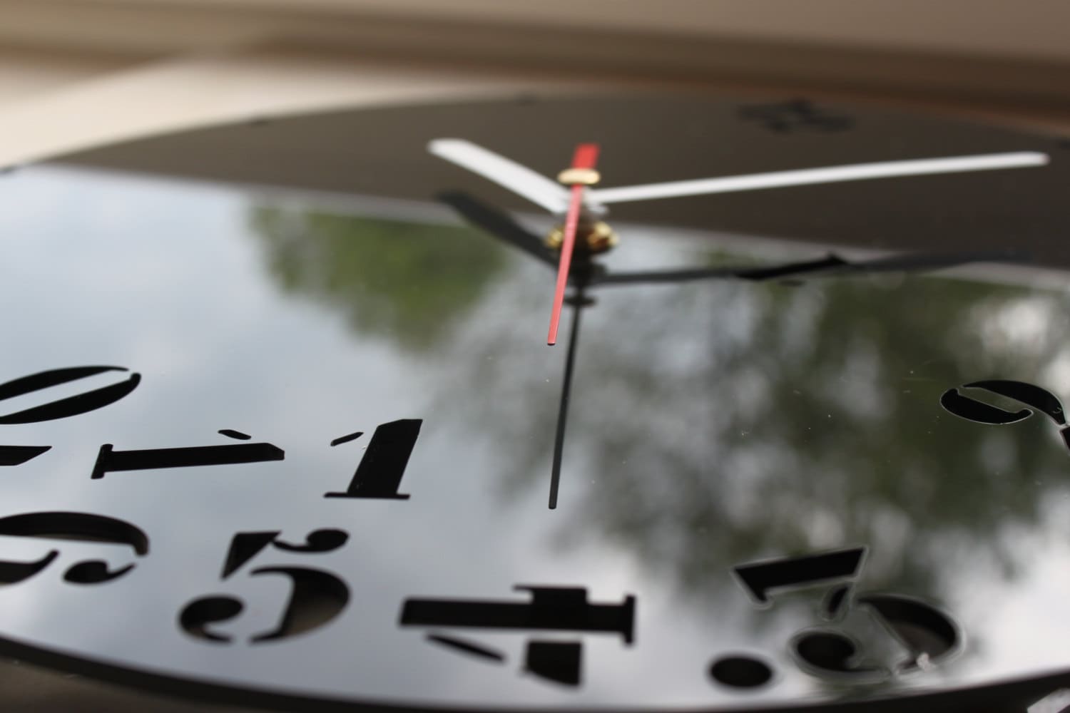 Wall falling numbers Modern clock large wall clock gift wall decor