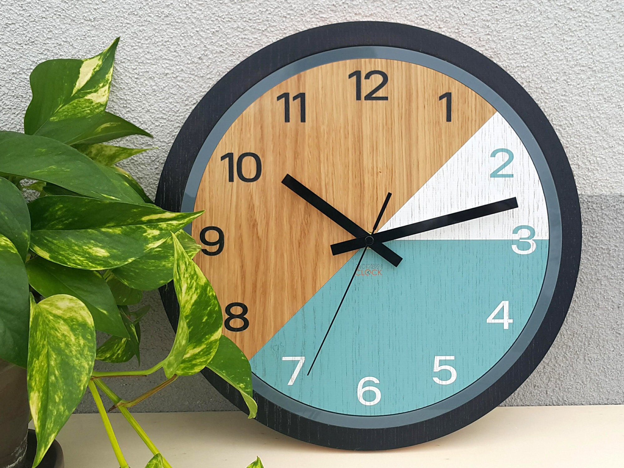 great kitchen colorful wall clock