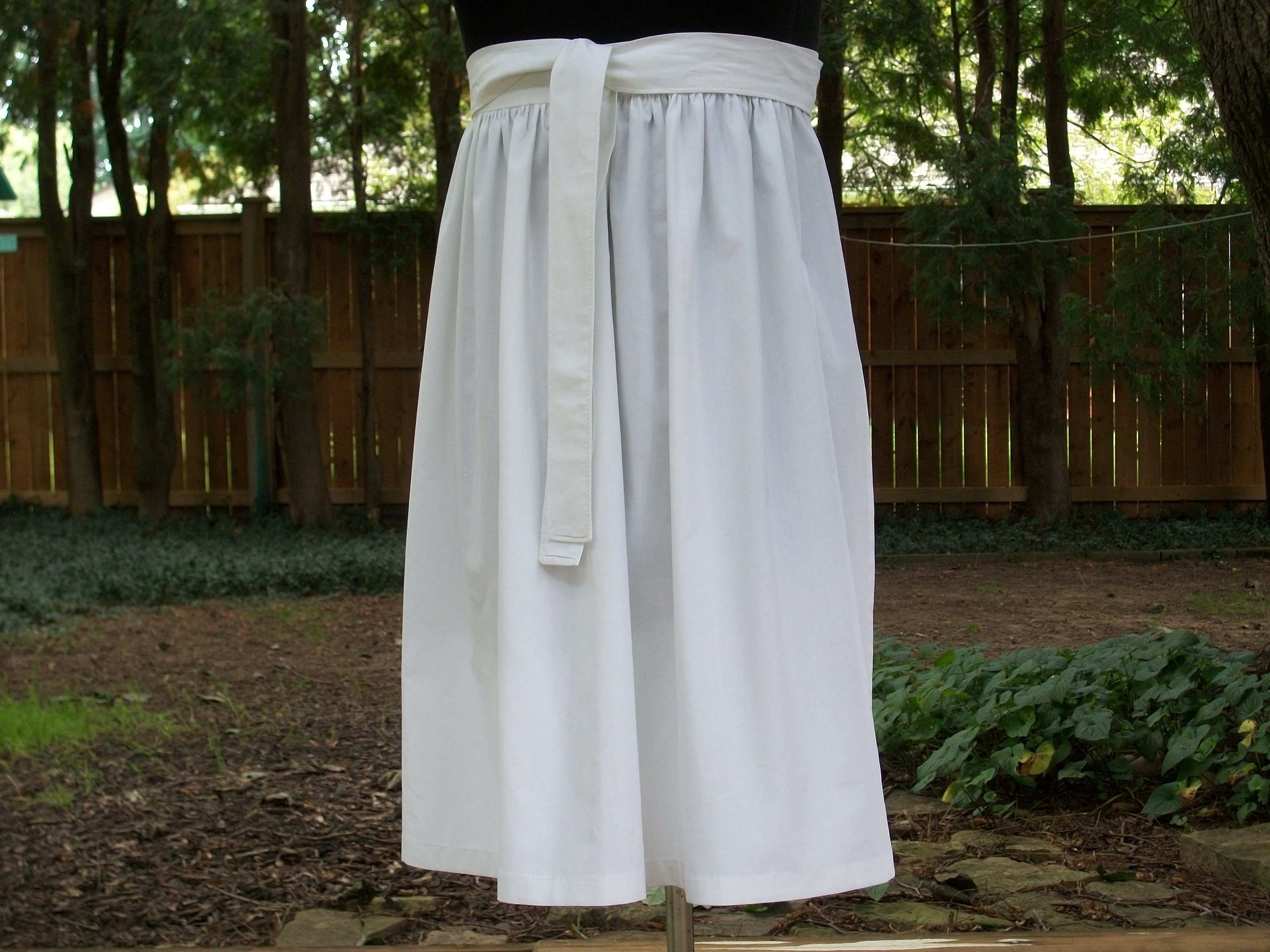 トップス CLANE APRON TOPS Women's Plus Size Tie-Front Apron Tank Top - A New Day White