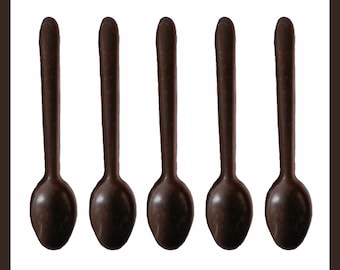 20 Milk Chocolate Spoons - Great for Coffee Drinkers and Hot Chocolate - Add to a gift basket