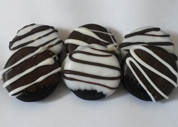 White And Milk Chocolate Covered Oreos Etsy White And Milk Chocolate Covered Oreos Etsy