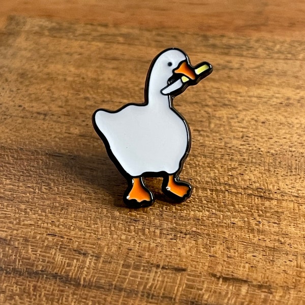 Stabby Duck Enamel Pin