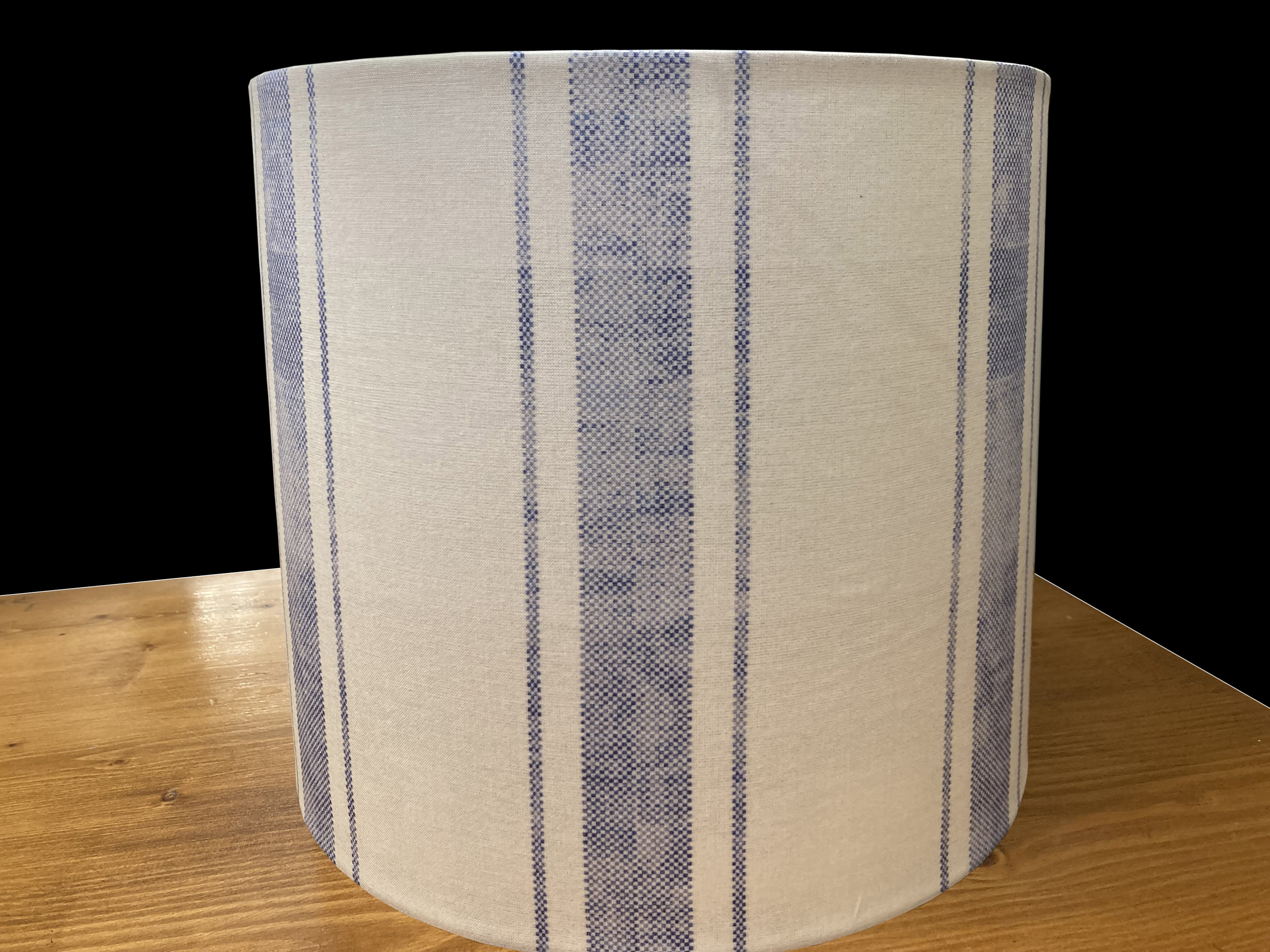 Blue and White Striped Lampshade - Etsy