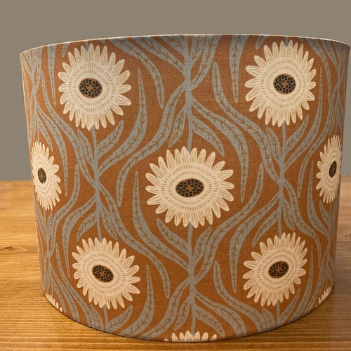 Drum Shade Lampshade Lamp Shade Home Decor Custom Fabric Etsy