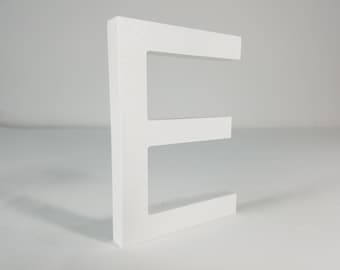 3/8" Thick White PVC Letters