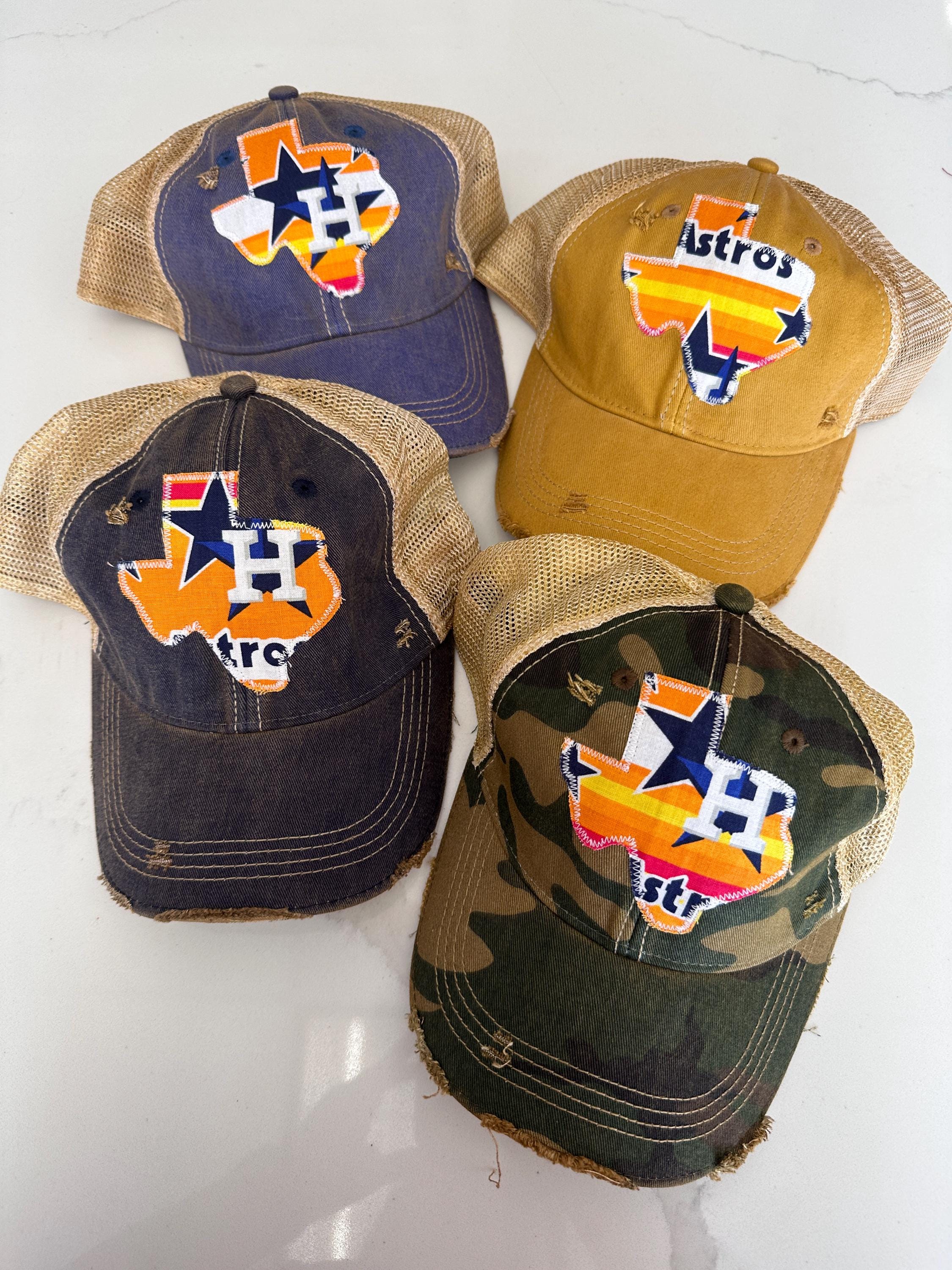 Houston Baseball Trucker Hat -sweet Texas Treasures 