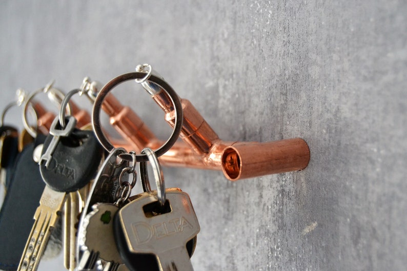 KEYS HOLDER 2 copper key holder copper key rack Etsy
