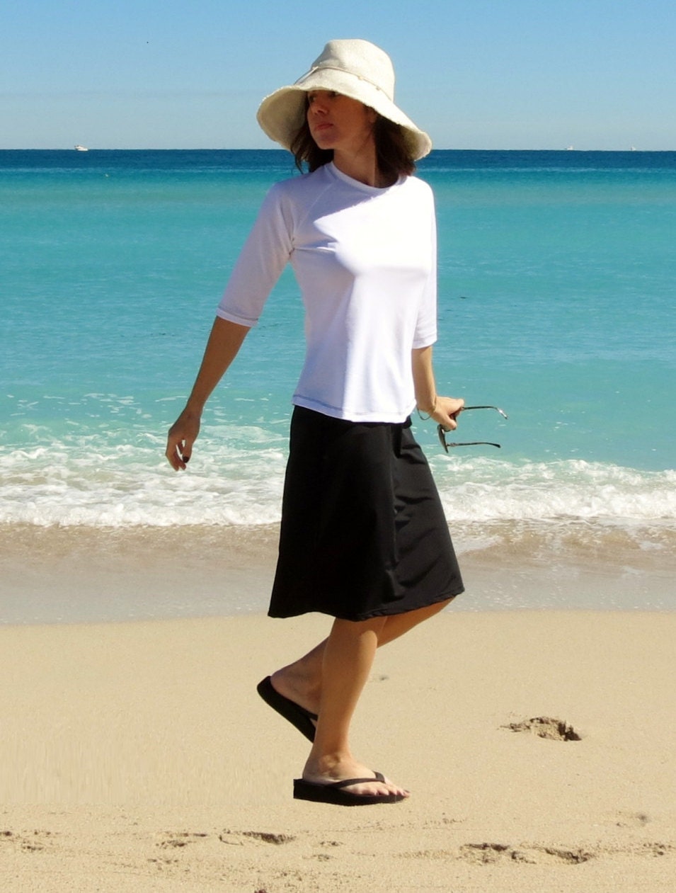 SWIM SKIRT With Attached SHORTS Transition From Beach to Gym to