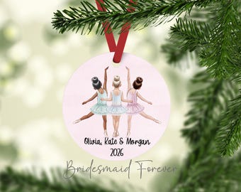 Personalized Ballet Ornament: Custom Dance Recital Gift, Dancer Ornament