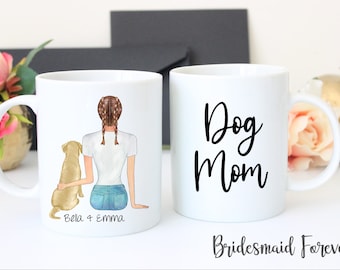 Dog Mom Mug - Dog Momma Gift - Personalized Dog Mom Gift - New Puppy - Dog Lover Gift - Dog Momma - Custom Dog Mug