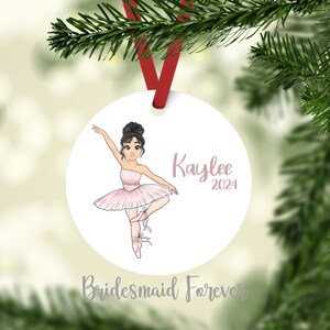 Ornamento di danza classica personalizzato: regalo per saggio di danza, regalo personalizzato per ballerini