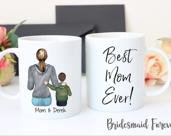 Mothers Day Gift - Mothers Day Mug - Mamas Boy - Gift For Mom - Mother Son Gift - Gift For Mom - Moms Birthday -Personalized Mothers Day