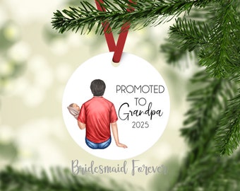 Promoted to Grandfather Gift - New Grandfather Gift - Promoted to Grandfather Ornament - Promoted to Papa - Gift for Papa - Soon to be Papa