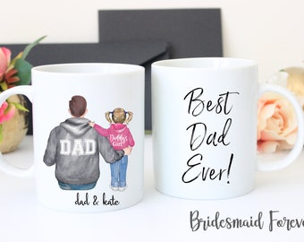 Fathers Day Gift - Fathers Day Mug - Girl Dad - Daddys Girl - Father Daughter Gift - Gift For Dad - Dads Birthday - Best Dad - First Fathers