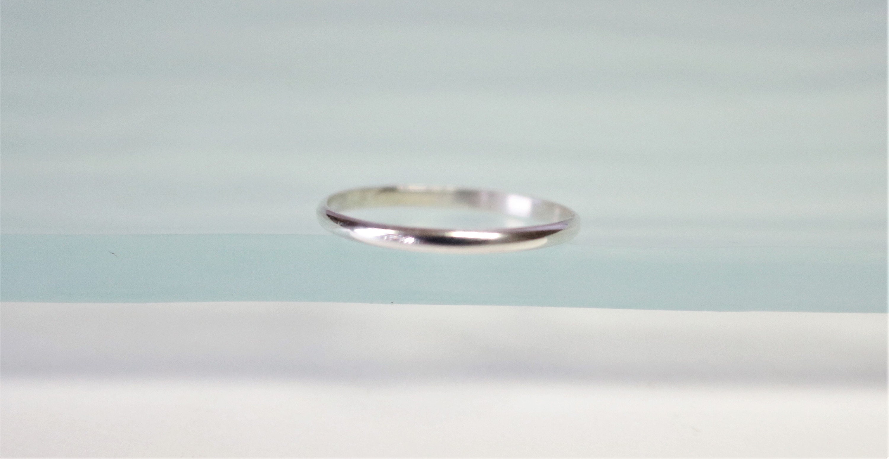 Sterling Silver Thin Ring - Polished - Stacking - Etsy
