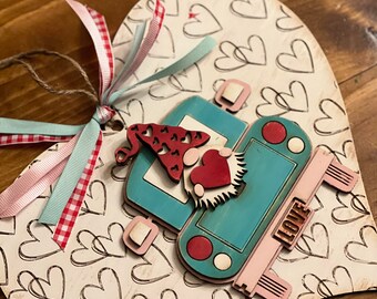 Valentines Gnome Truck Paint Kit SVG; Diy Paint svg; Glowforge svg; Laser svg; Digital Download, Commercial Use