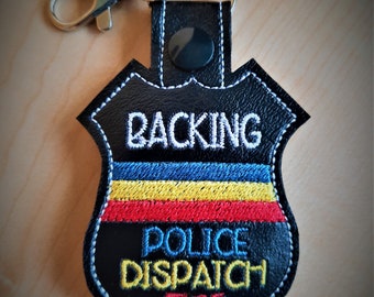 FIRE/POLICE/DISPATCH Support Key Fob - Gift - Appreciation - Respect - First Responders - Stocking Stuffers- Father's Day - Christmas