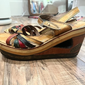 Vintage Buskens platform heels