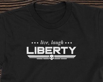 Chemise Gamer Dad - Live Laugh Liberty, chemise inspirée de Hell Divers