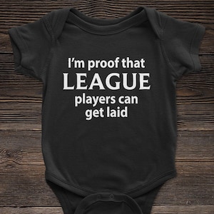 Gamer Dad Baby Jumper - Proof that LEAGUE players can get laid, LoL, League of Legends Gamer Dad Baby Jumper
