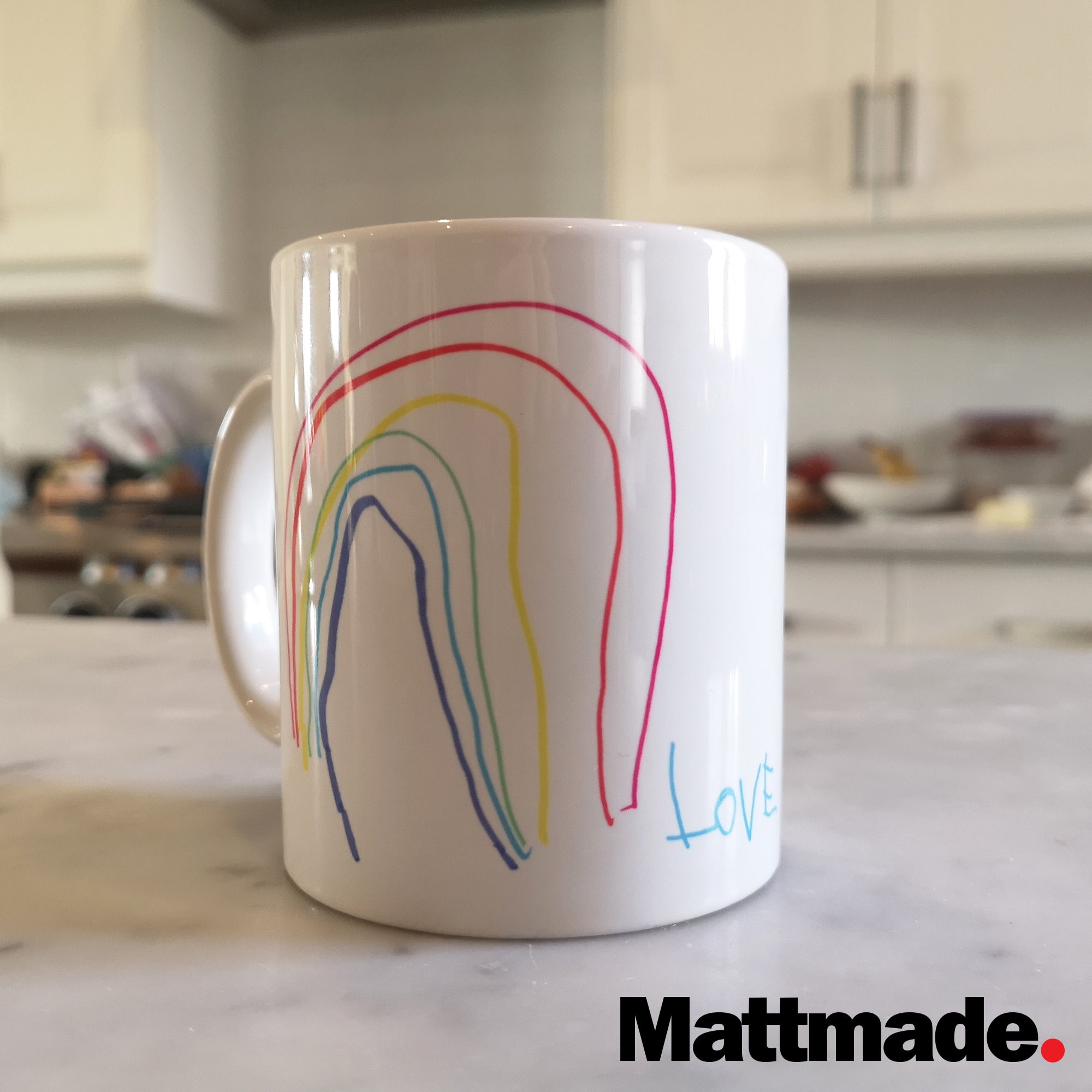 Your child's artwork on a coffee mug / coffee lover / 11oz mug / …