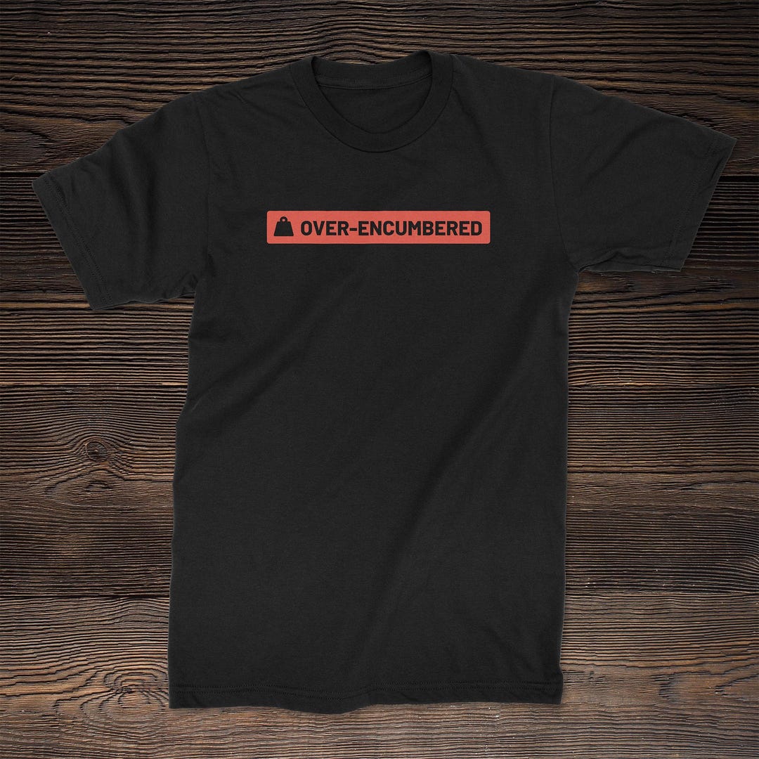 Over-encumbered T-shirt, ARC Raiders-inspired Gamer Shirt - Etsy