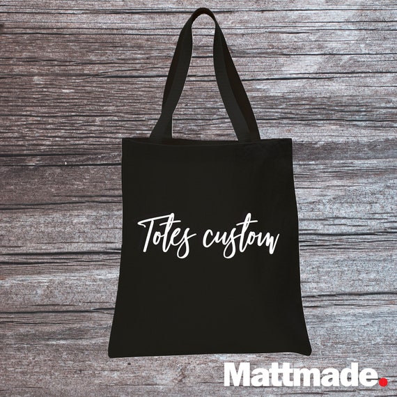 customizable canvas totes