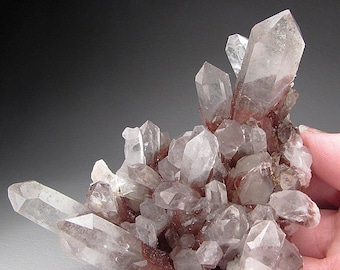 Red Phantom Quartz, Orange River, South Africa