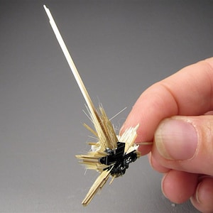 Rutile on Hematite Crystals, Novo Horizonte, Bahia, Brazil