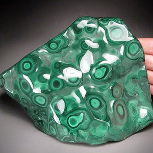 Polished Malachite, Congo