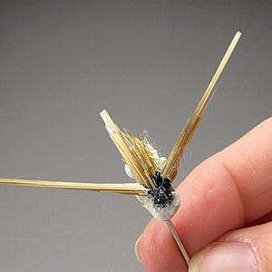 Rutile on Hematite Crystals, Novo Horizonte, Brazil