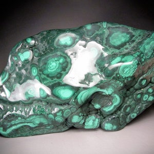 Polished Malachite, Congo