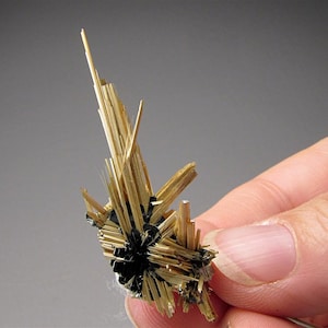 Rutile on Hematite Crystals, Novo Horizonte, Brazil