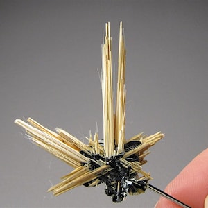 Rutile on Hematite Crystals, Novo Horizonte, Brazil