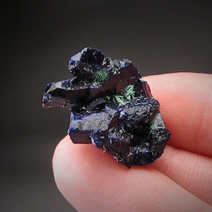 Azurite Crystals, Milpillas, Sonora, Mexico