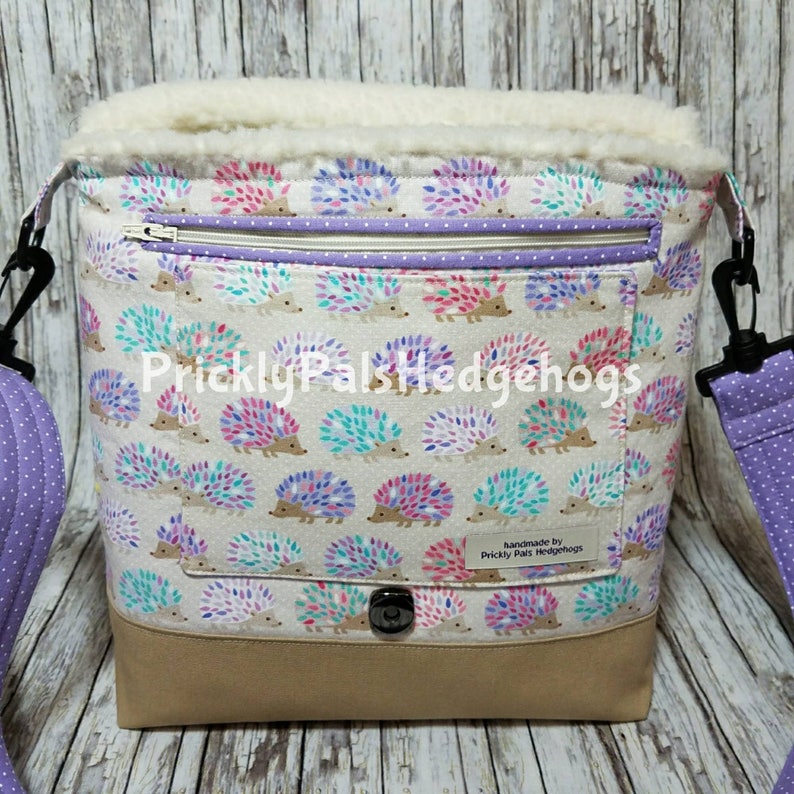 Hedgehog Carry Bag / Messenger Bag / Pet Travel Bag / Small Etsy