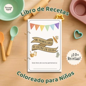 Libro de Cocina Infantil por Colores – 21 Recetas Fáciles para Niños | PDF Imprimible | Desayuno, Almuerzo, Snacks y Más