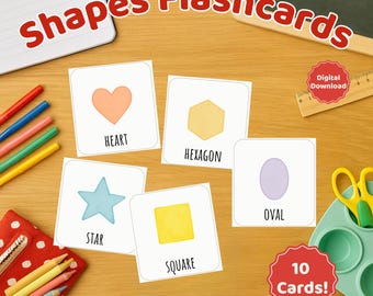 Karteikarten für Kleinkinder | Kleinkind Homeschool Materialien | Lern- und Lernmittel Digitaler Download | Vorschul-Lernkarten