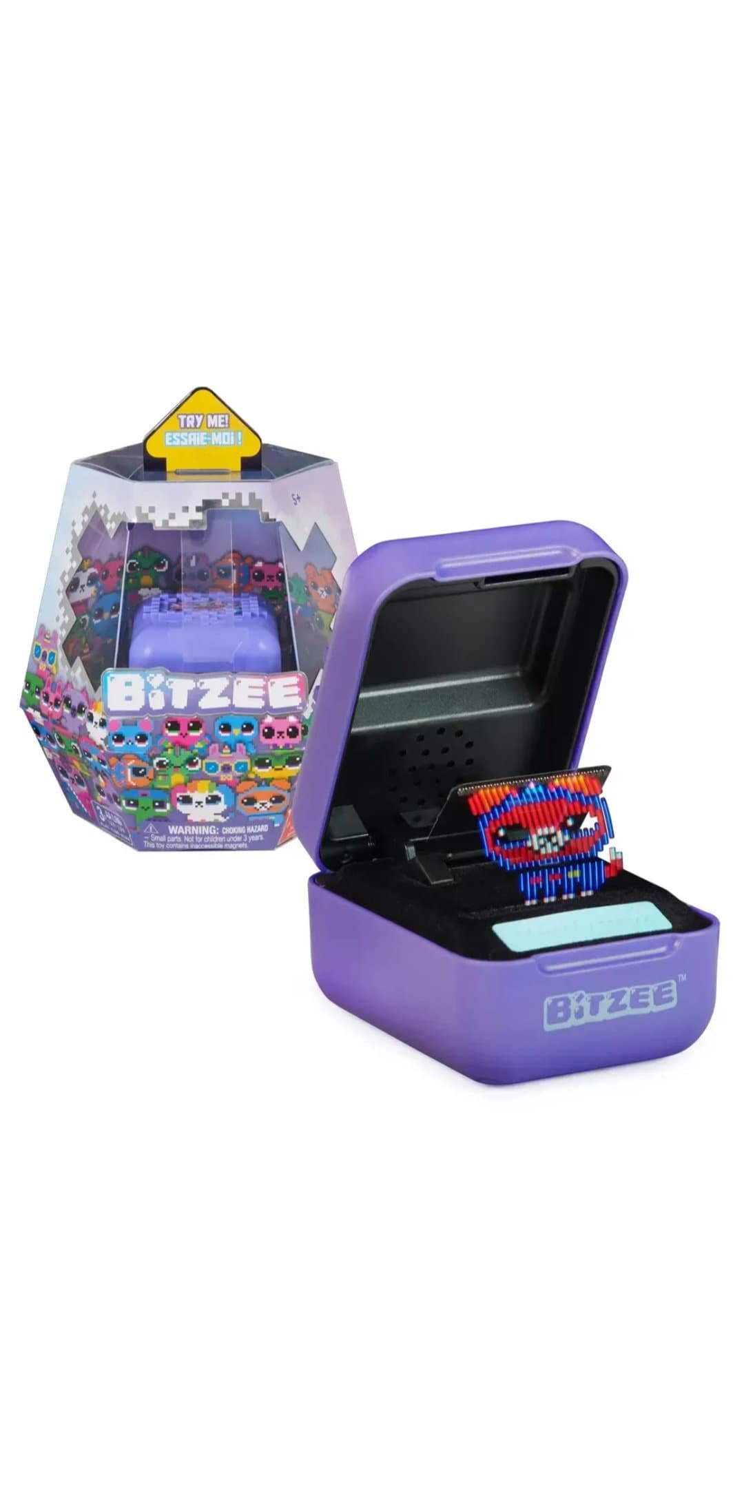 Étui de transport pour jouet interactif Bitzee animal de compagnie  numérique, stockage de voyage rigide, jouets électroniques pour enfants pour  Bitzee Pets Virtual : : Animalerie