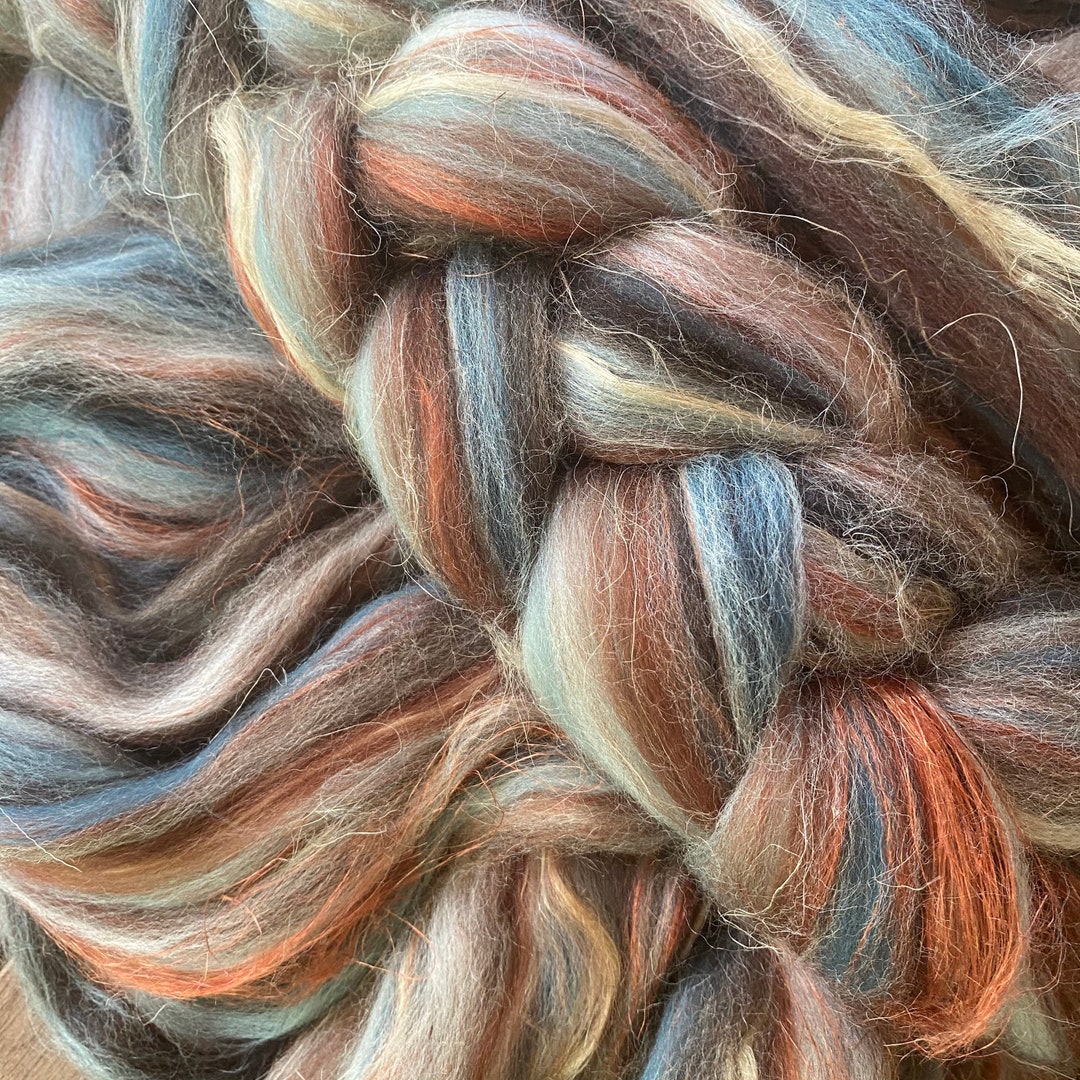 Sky Blue - Wool Roving Needle Felting Material (Per Ounce) - Once Again Sam