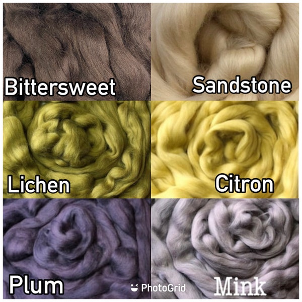 MERINO ROVING, All colors 23 micron dyed Merino Rovings, Spinning wool, Merino ,wet felting wool,felting fiber,spinning roving