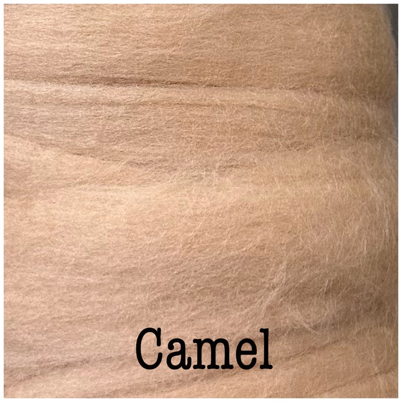 SKIN COLORS 19 Micron Roving, Skin Tones Dyed 19 Micron Merino Felting ...