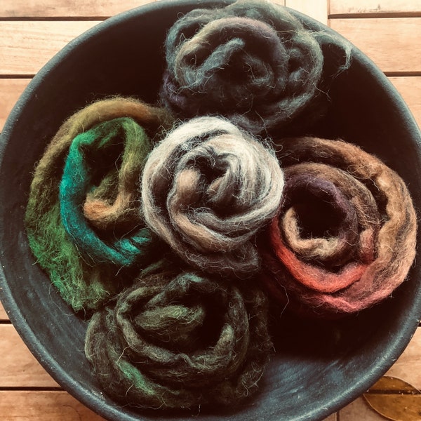 Felt Roving Blue Etsy