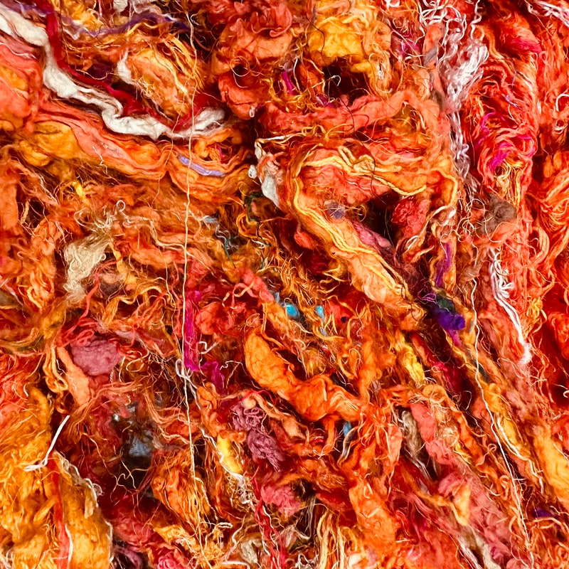 Wasted Silk Thread Art - Etsy