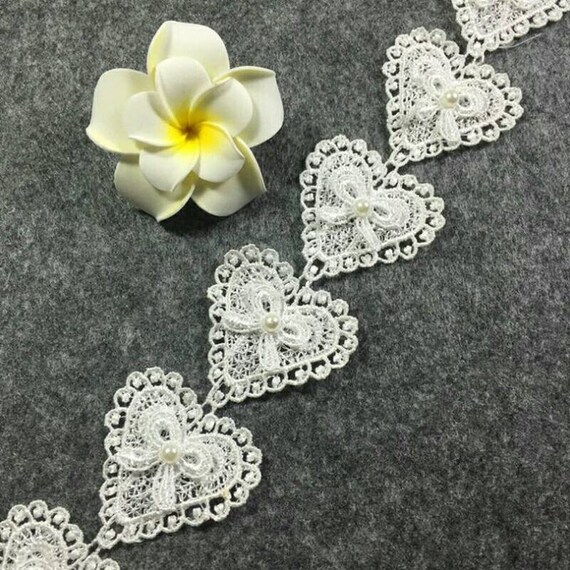 2 yards amour perle coeur coeur perle noeud brodé bord ruban Applique dentelle robe de mariage de bricolage fait à la main artisanat de couture 7fbd1f 2 yards amour perle coeur coeur perle noeud brodé bord ruban Applique dentelle robe de mariage de bricolage fait à la main artisanat de couture 7fbd1f